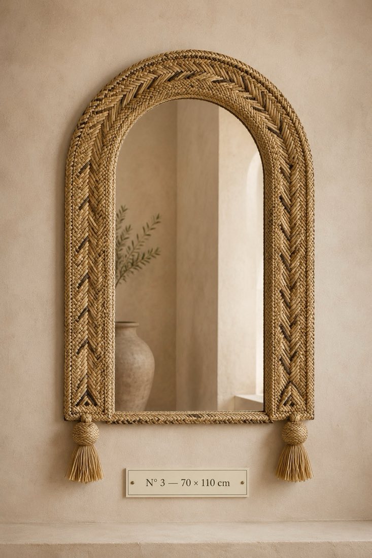 Miroir L’Arche tressée